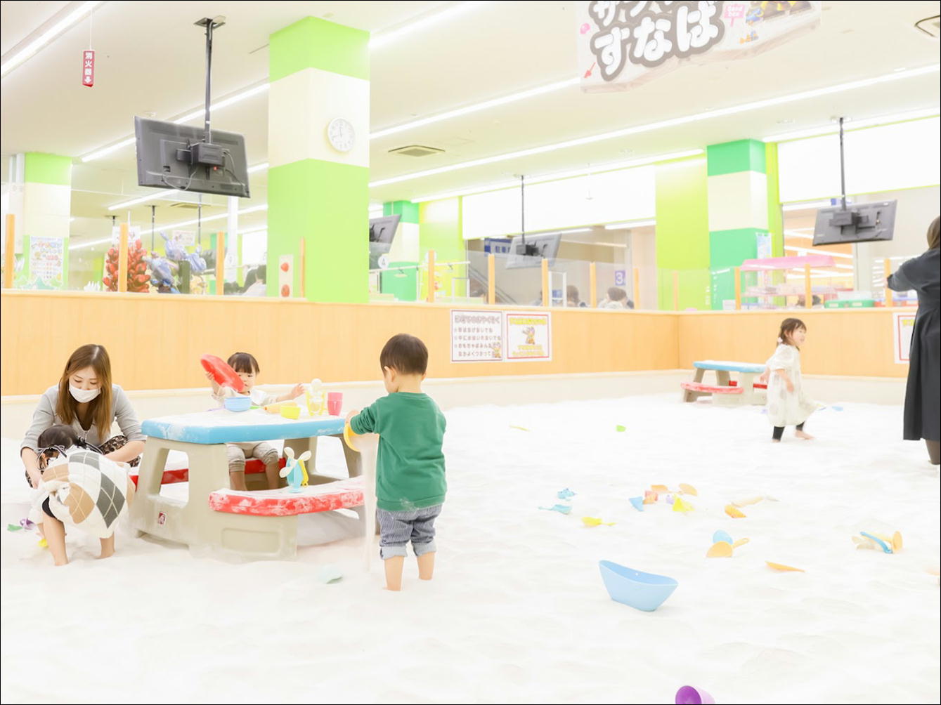 お部屋の中で安心・清潔に楽しめる「サラサラすなば」