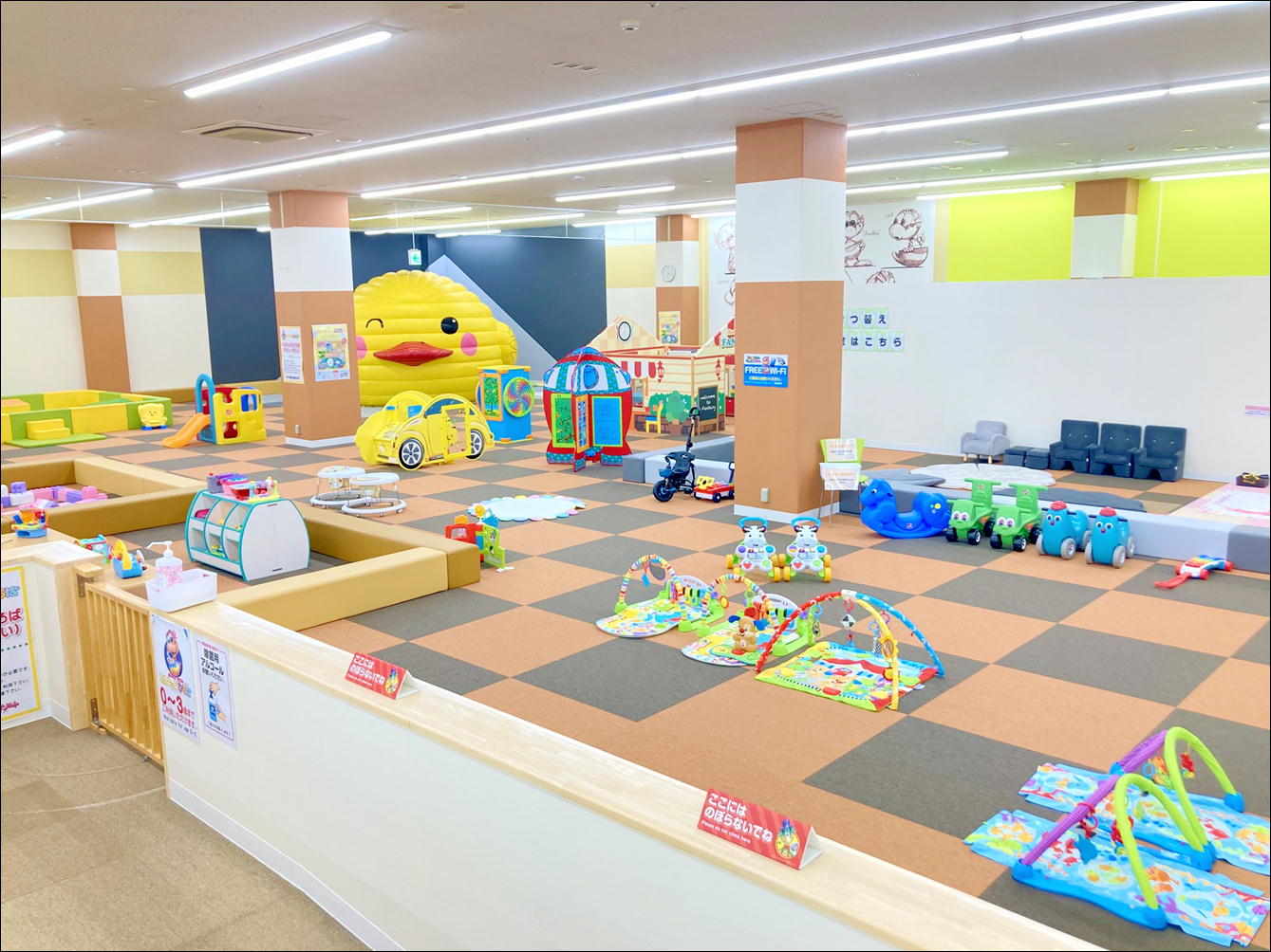 赤ちゃんといっしょに安心して遊べる！ミルキッズひろば♪